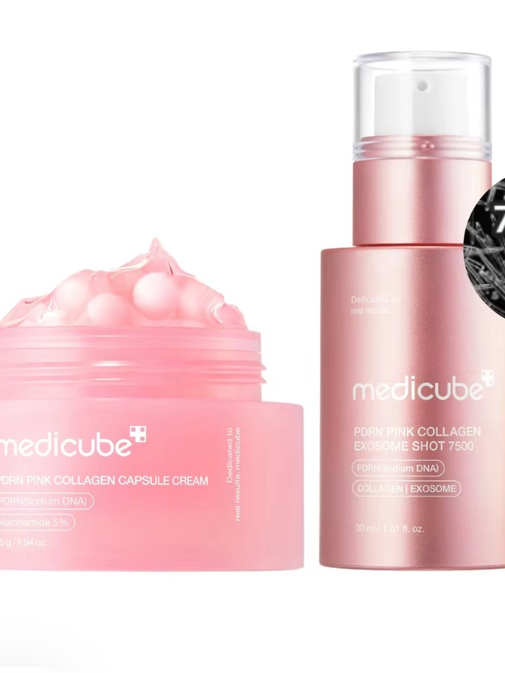 Medicube Pink Collagen Serum & Capsule Cream - set NWT still sealed in box